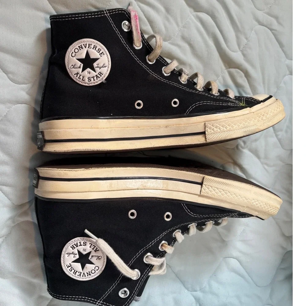 Converse Chuck Taylor All Star 70 High Top Black Canvas Sneakers 162050C - Picture 5 of 8